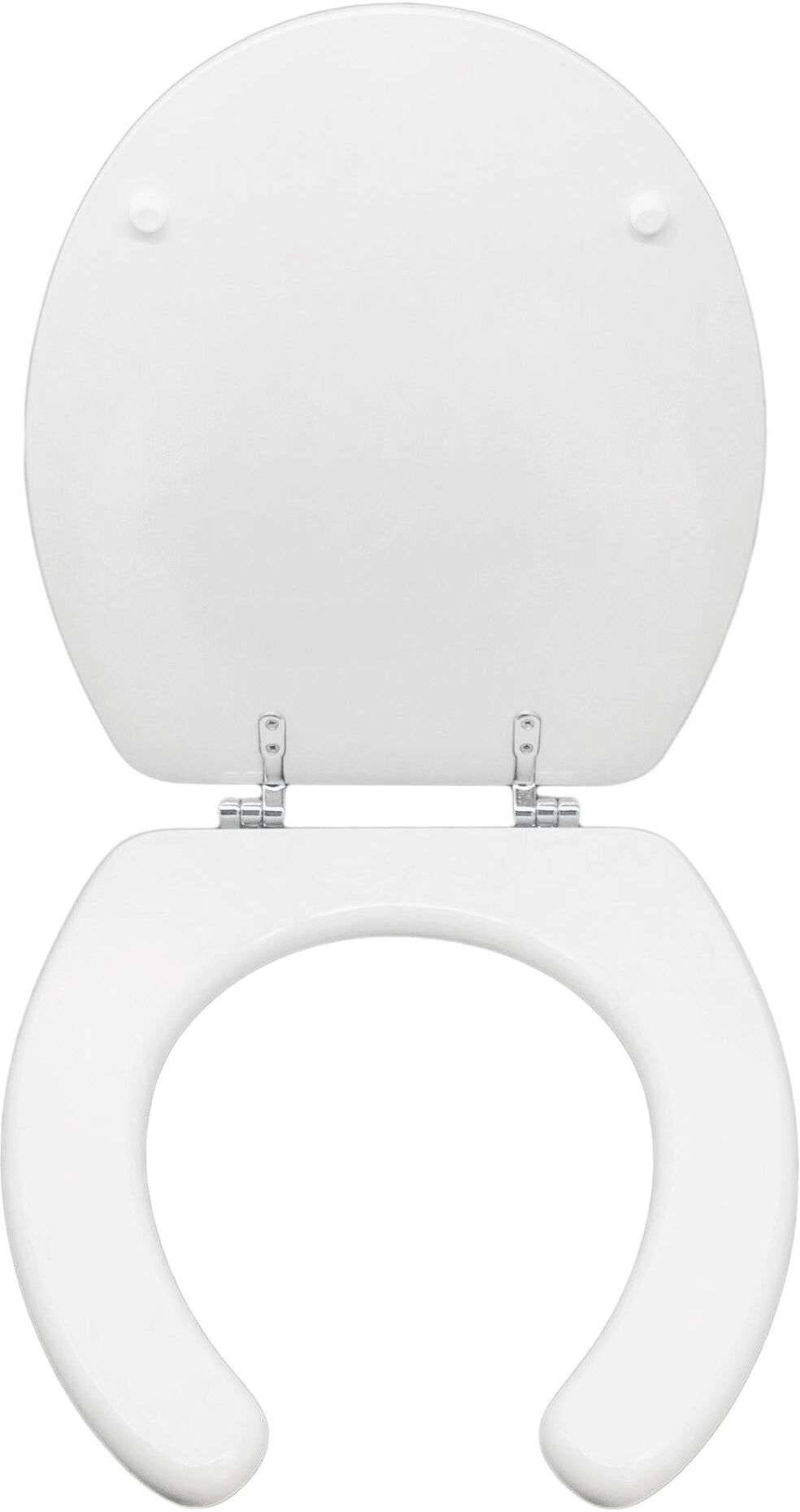 Tecnomat COPRIWATER GALASSIA PER DISABILI IN MDF VERNICIATO BIANCO  CON  CERNIERE IN METALLO CROMATO