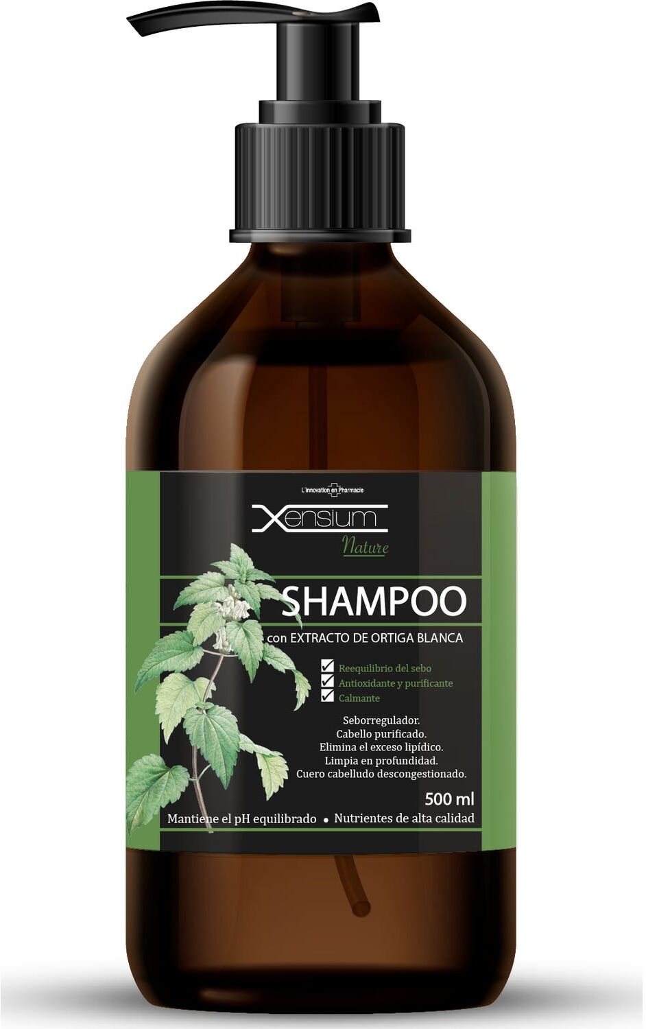 XENSIUM Nature Champú con Extracto Ortiga 500ml