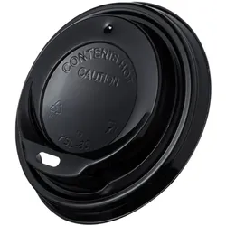 Deckel für Kaffeebecher Schwarz  90 mm 100Stk.