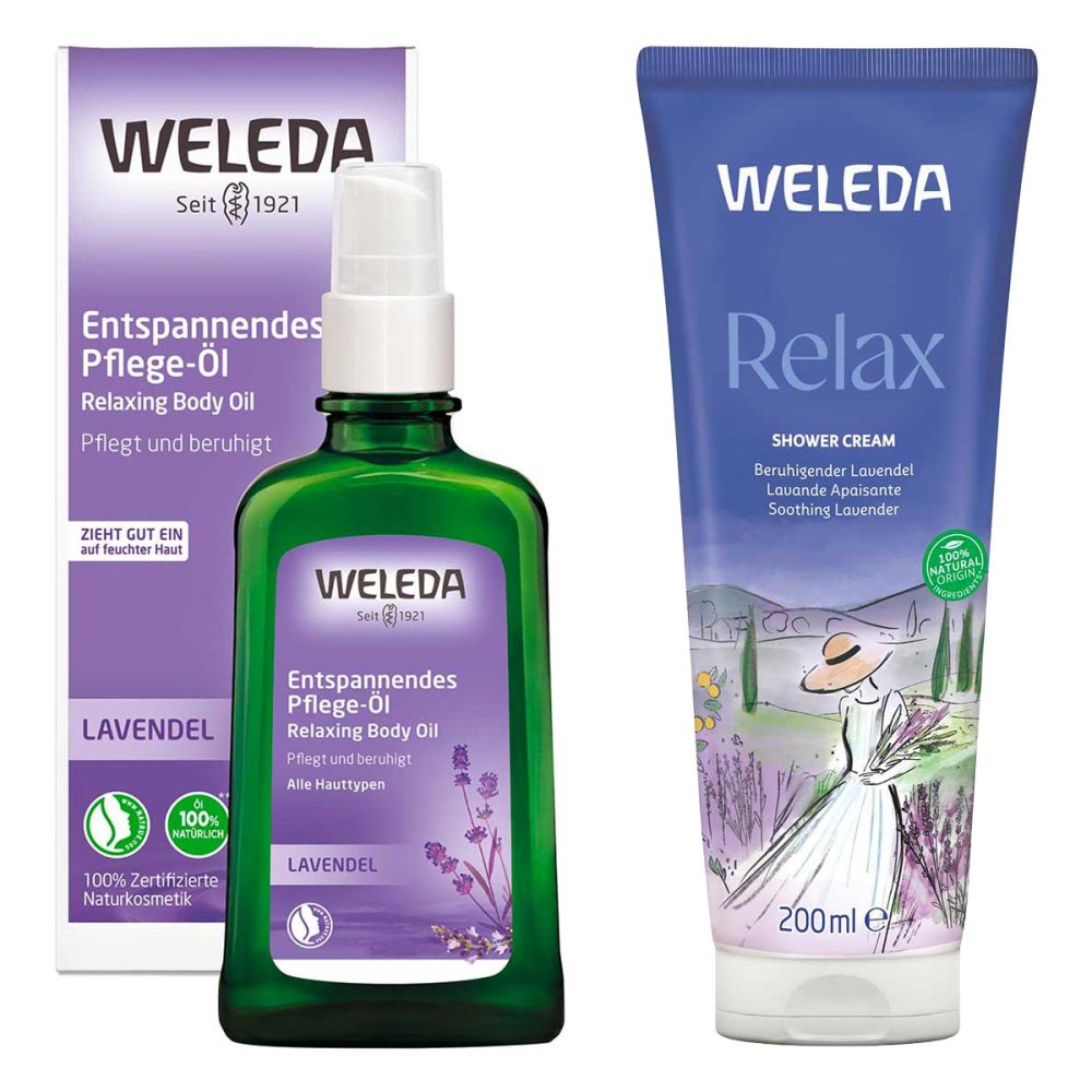 Lavendel Pflege-öl & Relax Shower Cream Lavendel 08108647