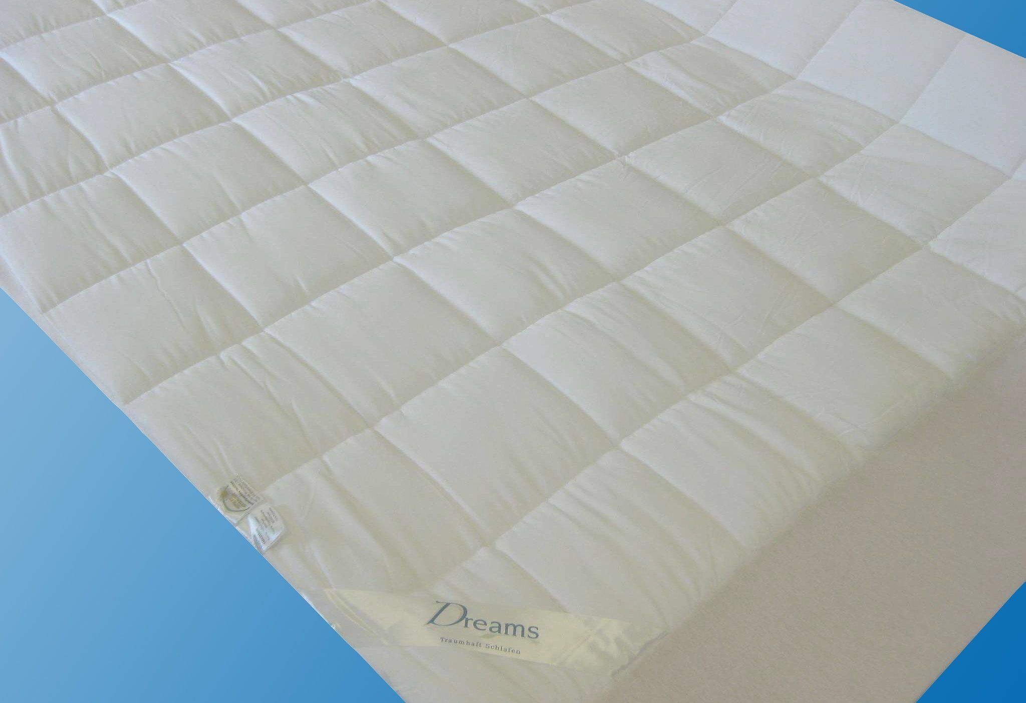 Matratzenauflage DREAMS "Unterbett Superflausch", weiß, B:140cm L:200cm, Bezug: 100% Polyester. Füllung: 100% Polyester, Matratzenzubehör, Matratzenauflage