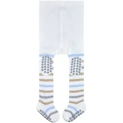 FALKE Kinder FALKE Multi Stripe Babys Strumpfhose, Größe 62-68 in Weiß 2040