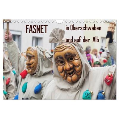 Fasnet in Oberschwaben und auf der Alb (Wandkalender 2026 DIN A4 quer), CALVENDO Monatskalender