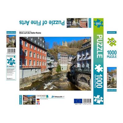 CALVENDO Puzzle Blick auf die Haller-Ruine | 1000 Teile Lege-Größe 64x48cm Foto-Puzzle für glückliche Stunden