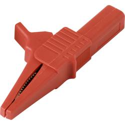 VOLTCRAFT MSK-125 Krokodilklemme kurz CAT II 300 V 10 A Rot VC-17155630