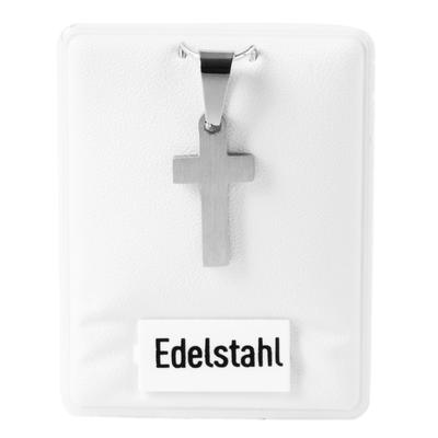 Kettenanhänger ADELIA´S "Anhänger – Kreuz Kreuzanhänger aus Edelstahl", silber, Schmuckanhänger, Damen, Edelstahl, Kettenanhänger, Geschenkidee: zeitlos und vielseitig