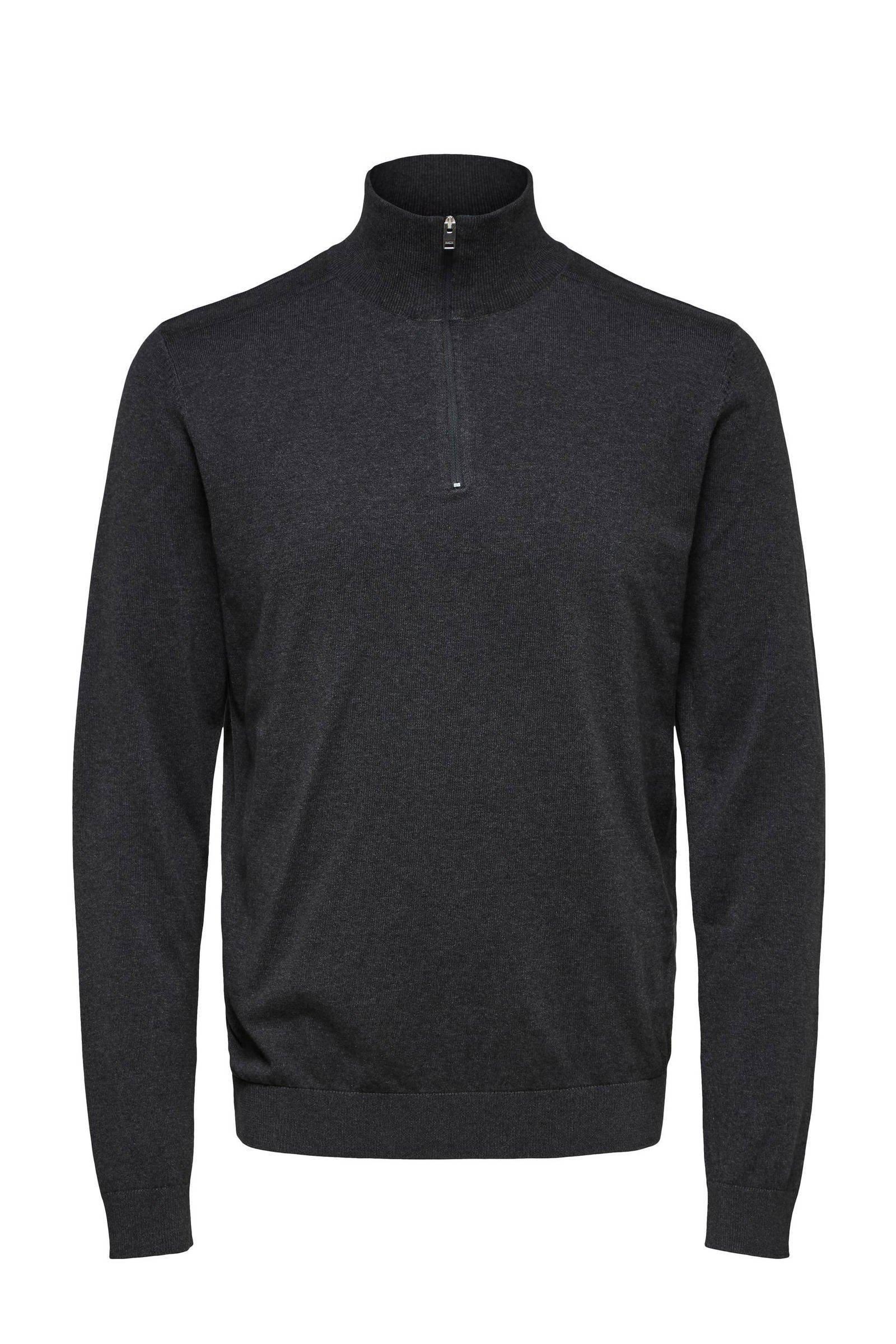 GBDieses T-Shirt für Damen von SELECTED HOMME ist aus Baumwolle gefertigt. Das Modell hat einen schönen Schnitt und lange Beine. Das Kleidungsstück ist mit einem Reißverschluss versehen. Details zu diesem Kleidungsstück: Stijlnaam: SLHBERGfijn gebreid