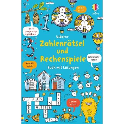 Zahlenrätsel und Rechenspiele, Taschenbuch von Phillip Clarke, Usborne, 978-1-78941-462-2
