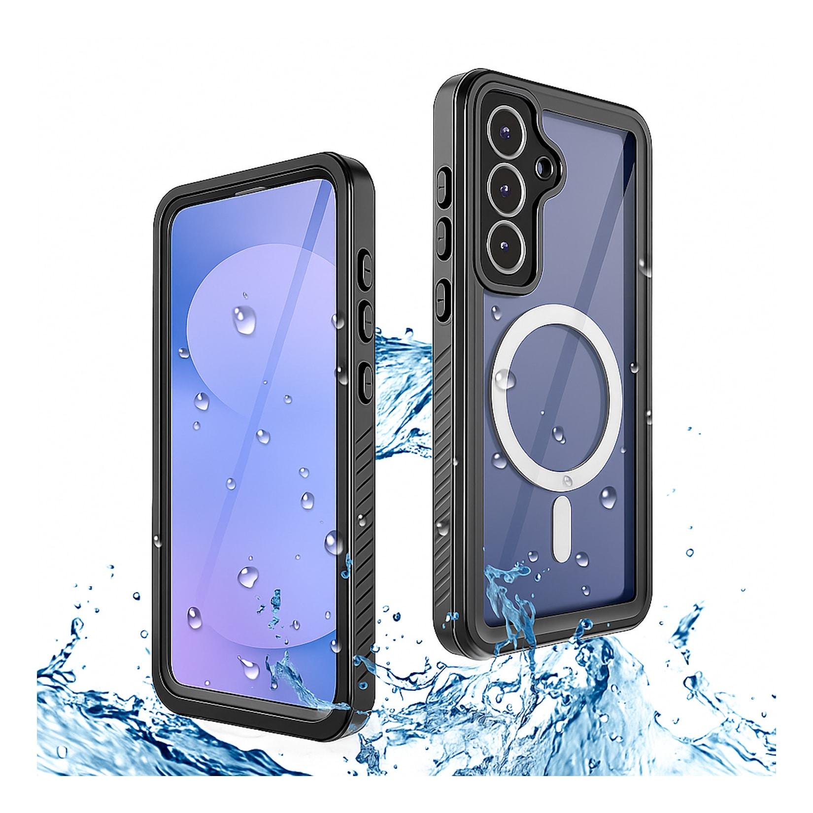 Für Samsung Galaxy S25 FE MagSafe Grad Full Wasserdichte Schutz Tasche Schwarz