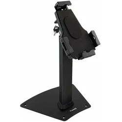 Tooq Technology Soporte Sobremesa Profesional Tablet Antirrobo, Tablet Halterung, Schwarz