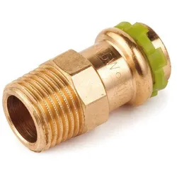 Kupfer Pressfitting Sudo-Press Übergangsverschraubung Außengewinde 15 mm - 3/4" Kontur V DVGW