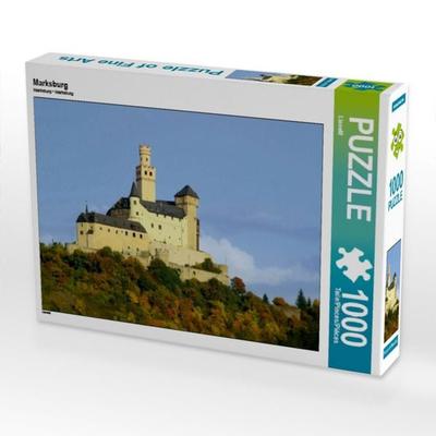 CALVENDO Puzzle Marksburg 1000 Teile Puzzle quer | 1000 Teile Lege-Größe 64 × 48 cm Foto-Puzzle für glückliche Stunden
