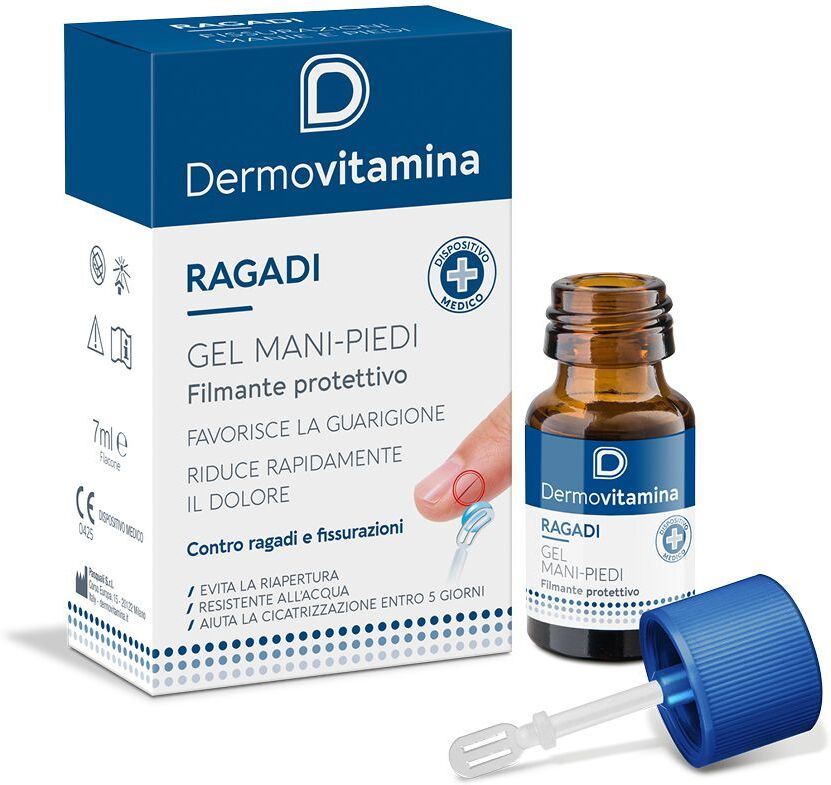 PASQUALI SpA Dermovitamina Ragadi Gel Mani-Piedi, 7 ml