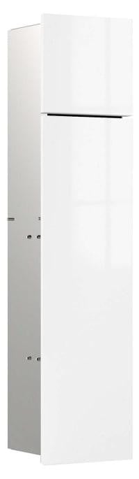 Emco Asis Pure toiletmodule met glazen front en aanslag rechts, 73 cm