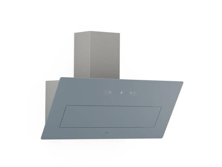 Klarstein SleekAir Hotte Aspirante - Hotte Décorative 90 cm\, Débit 718 m³/h\, CEE A++\, Éclairage LED 5 W\, Commande Tactile\, Double Ventilation\, Acier Inoxydable