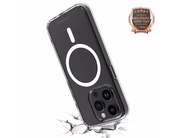 Vivanco MagSteady AntiShock Cover iPhone15 Pro Schutzhülle iPhone 15 Pro – Handyhülle/Handy Tasche
