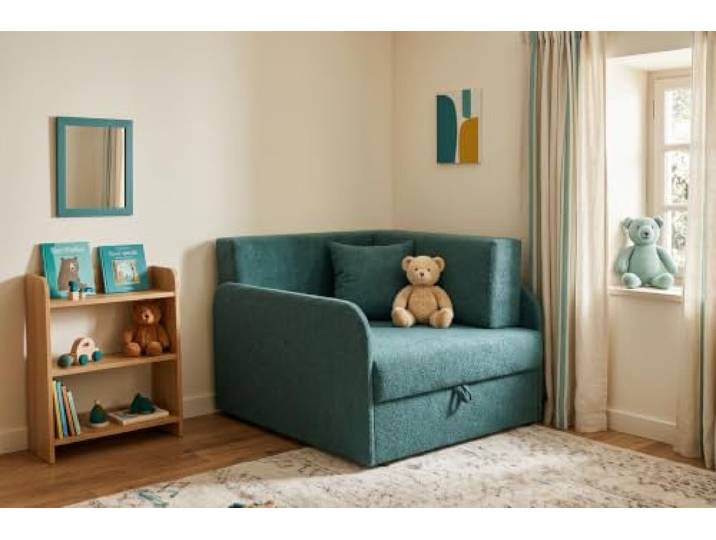Family Meble Kinder-Schlafsofa Denis Angel mit Bettkasten, ausziehbar – Variante Angel 14