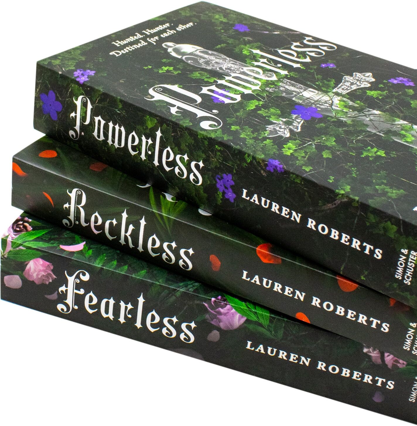 Simon & Schuster Children's Lauren Roberts Powerless Trilogy Collection 3 Books Set (Powerless, Reckless, Fearless)