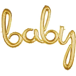 Amscan FB Satz baby gold x