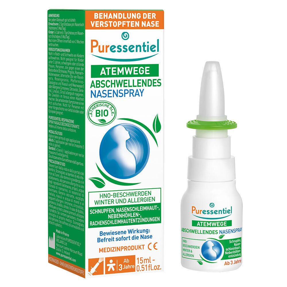 Puressentiel Atemwege abschwellendes Nasenspray 15 ml