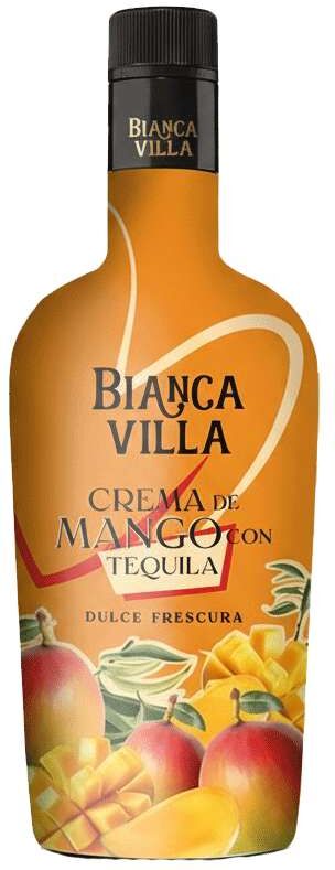 Grupo La Navarra Bianca Villa Crema de Mango con Tequila 70cl - Exquisita fusión española con sabor tropical