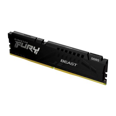KINGSTON Arbeitsspeicher "32GB 5200MT/s DDR5 CL40 DIMM FURY Beast Black", schwarz, 32 GB, Arbeitsspeicher