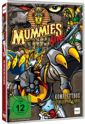 Seth Kearsley - Mummies Alive Komplettbox: Die Hüter des Pharaos - Die Welt der ägyptischen Mythologie mit den unsterblichen Helden der Kindheit - 90er Fantasy Zeichentrick-Serie [6 DVDs] - Preis vom 11.10.2026 15:43:13 h