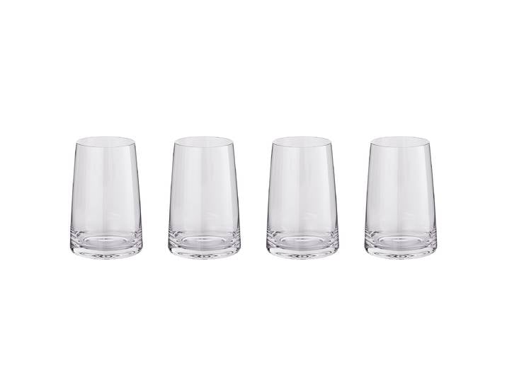 Trinkglas 4er-Set 8 x 13 x 8cm Durchsichtig/Durchsichtig