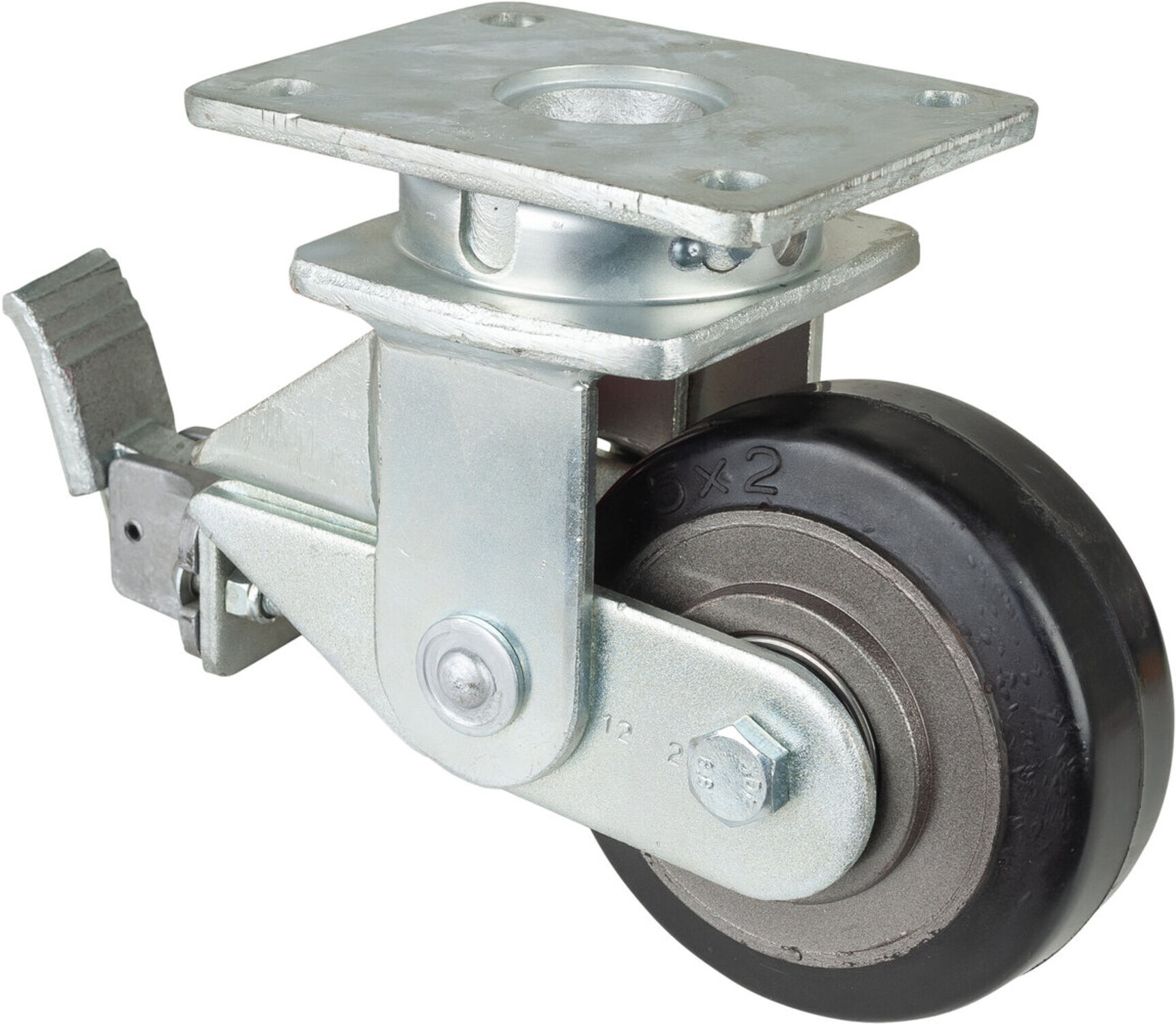 BS Rollen Gefederte Schwerlastrolle (T120.B81.125))