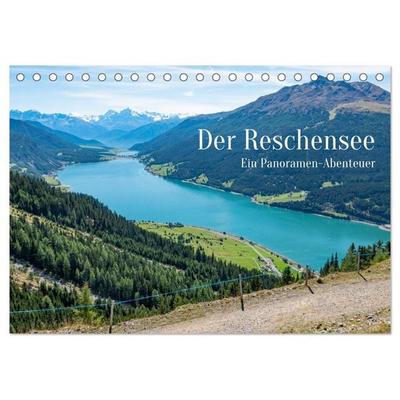 Der Reschensee - ein Panormanen-Abenteuer (Tischkalender 2026 DIN A5 quer), CALVENDO Monatskalender