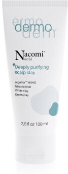 Nacomi Next Level Deeply purifying scalp clay máscara de limpeza profunda para o couro cabeludo 100 ml. Next Level Deeply purifying scalp clay
