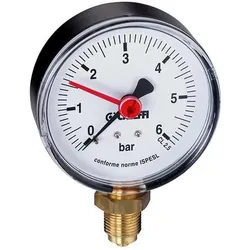 CA Manometer 0-10 bar, 50 mm Durchmesser 1/4Zoll radial