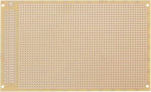 Rademacher WR-Typ 933 Prüfungsplatine nach IHK-Richtlinie Hartpapier (L x B) 16mm x 10mm 35µm Rastermaß 2.54mm Inhalt 1St.