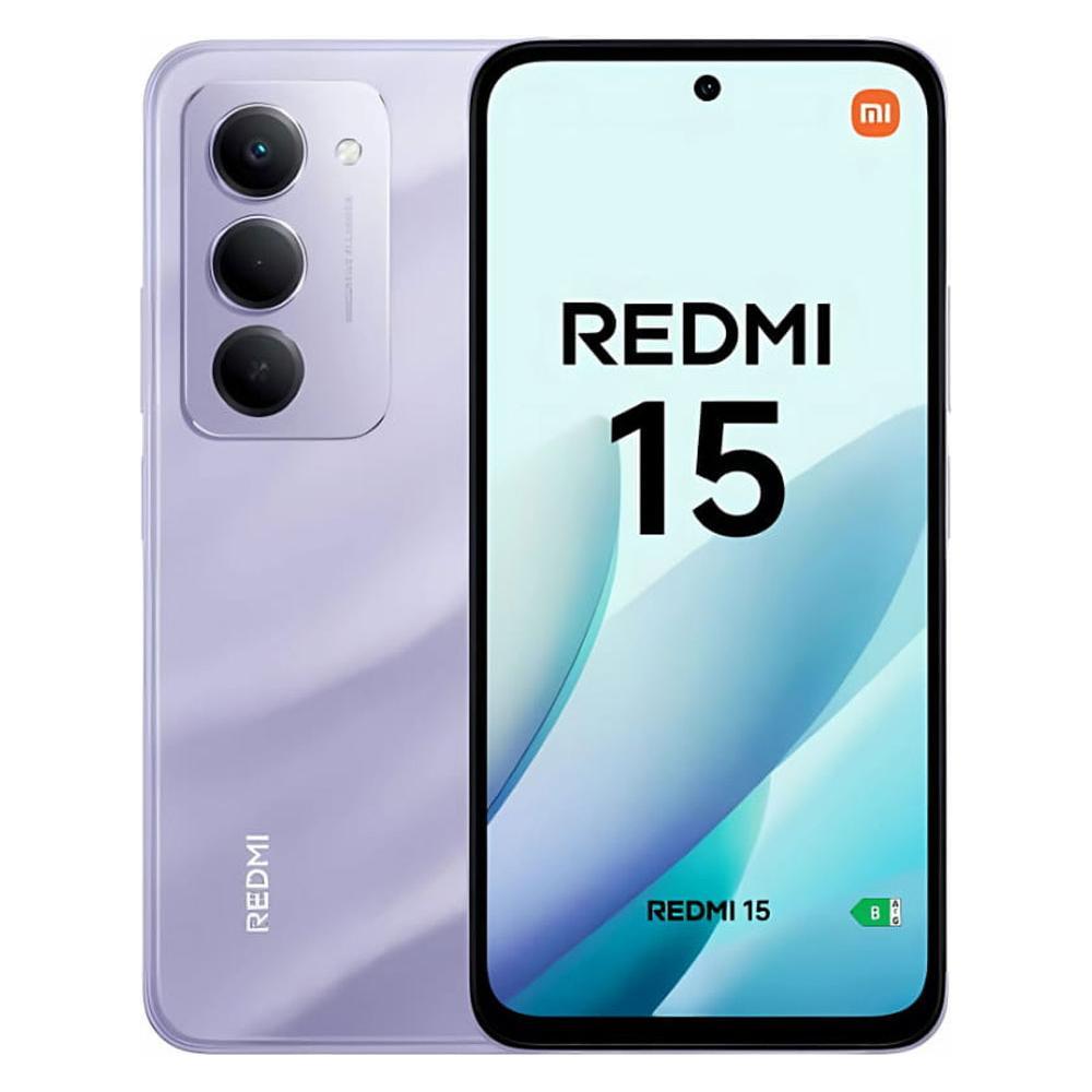 Xiaomi Redmi 15 4G (128 GB, Sandy Purple, 6.90", Hybrid Dual SIM, 4G) (68277)