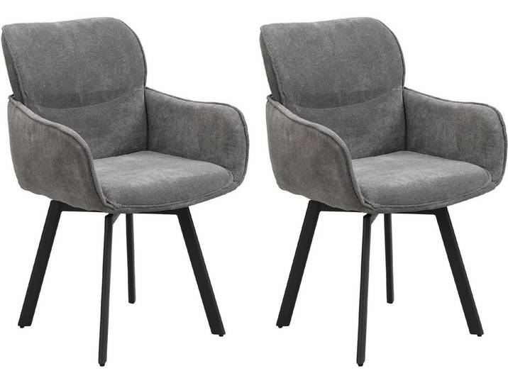 byLIVING Esszimmerstuhl Rico (Set, 2 St), 360 Grad drehbar in verschiedenen Farben erhältlich