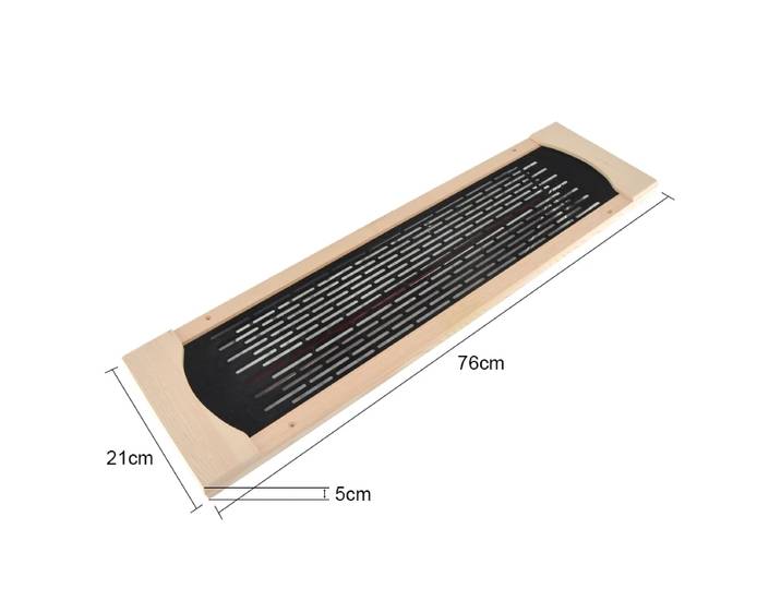 Tube chauffant de Sauna infrarouge entièrement en céramique, accessoires de Sauna, panneau chauffant de Sauna en céramique 220V