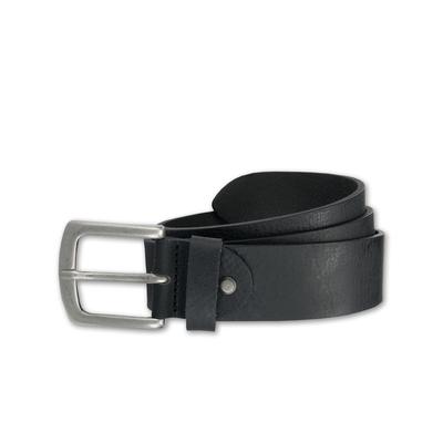 Ledergürtel BERND GÖTZ "Ledergürtel mit Airbrushkante", Herren, Gr. 80, schwarz, Rindsleder, Gürtel Ledergürtel