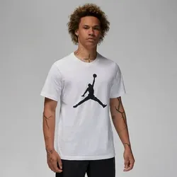 NIKE Herren Shirt M J JUMPMAN SS CREW, Größe XXL in Weiß Weiß