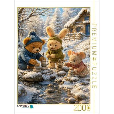 CALVENDO Puzzle Die Sprache der Steine | 2000 Teile Lege-Größe 90x67cm Foto-Puzzle für glückliche Stunden