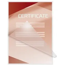 GBC, Laminierfolie, Document Laminating Pouches A4 Micron Gloss (100) (A4, 100 Stk., 175 μm)