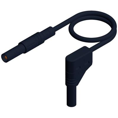 Hirschmann Test & Measurement MLS SIL WG 100/1 Sicherheits-Messleitung Lamellenstecker 4 mm Lamellenstecker 4 mm 1.00 m Schwarz 1 St.