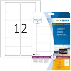 Herma, Etiketten, Video-Etiketten