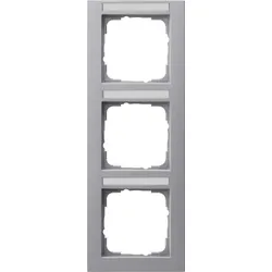 Gira Abdeckrahmen 3f. Alu 110325