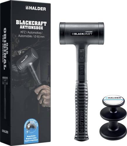 Halder BLACKCRAFT-Aktionsbox KFZ 3379s004 Schonhammer rückschlagsfrei 2000g 125mm 1St.