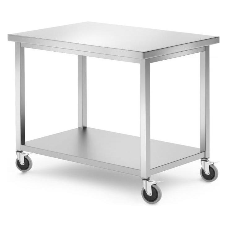Hendi Mobiler Tisch mit Regal 1000x700x850 mm (70 kg) (815786)