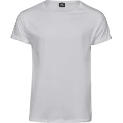 Tee Jays Herren T-Shirt mit Umschlag am Arm 5062 white S