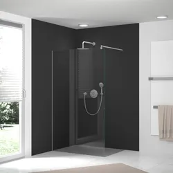 HSK Wandverkleidung „RenoDeco“ 1000 × 2100 mm Seidenmatt, Samt-Schwarz