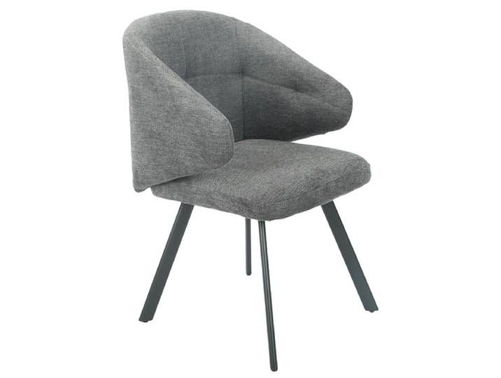 Stuhl DONNA Stoff anthrazit