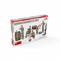 MiniArt - German Soldiers at Rest - Special Edition - 1:35 - 5 Figuren 310964