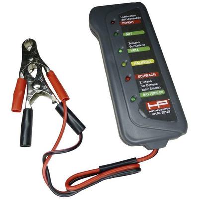 HP Autozubehör Kfz-Batterietester 12 V Batterieprüfung, Kontrolle Lichtmaschine, Ladeüberwachung 23.5 cm x 14 cm x 2.5 mm